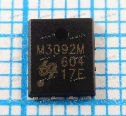 Транзистор UBIQ QM3092M6, M3092M PRPAK5x6 N-MOSFET 30V 56A 8,4mOhm