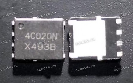 Транзистор ON Semiconductor NTMF4C020N, NTMFS4C020N, 4C020N MOSFET - Power, Single N-Channel, SO-8 FL 30 V, 370 A, 0,67mOhm  @ 10 V, 0.95 mOhm  @ 4.5 V Транзистор ON Semiconductor NTMF4C020N, NTMFS4C020N, 4C020N MOSFET - Power, Single N-Channel, SO-8 FL 30 V, 370 A, 0,67mOhm  @ 10 V, 0.95 mOhm  @ 4.5 V