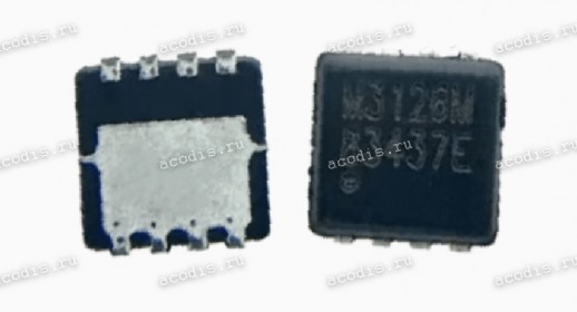 Транзистор UBIQ QM3126M3, M3126M PRPAK3x3 N-MOSFET 30V 32A 15mOhm (Asus p/n: 07005-A1110000)