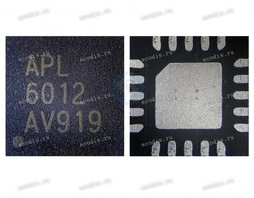 Микросхема Anpec APL6012QBI-TUG, APL 6012 TQFN3x3-20P Low-Power, 8-bit, 15-Channel Analog to Digital Converters