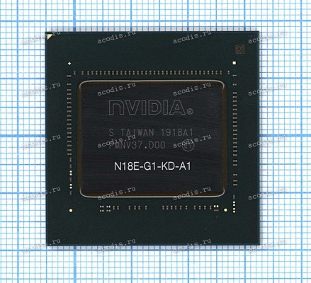 Микросхема nVidia N18E-G1-KD-A1, TU106-725-KDA1 GeForce RTX 2060 GB4B-256 FCBGA2228 (Asus p/n: 02004-00571300) NEW original datacode 1852A1, 1918A1, 2007A1, 2034A1
