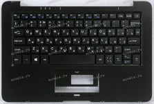 Keyboard Digma EVE 10 A200 ES1052EW, EVE 10 A201 ES1053EW + topcase MB23815005 SP13733 (Black/Matte/RUO) черная матовая русифицированная с топкейсом