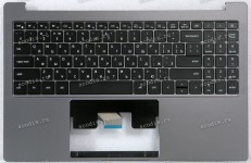Keyboard Digma Pro Sprint M DN15R5-8CXW02 + topcase (PRIDE+K3887 MB333101) SP29883 (Black/Grey/Matte/RUO/LED) черная матовая русифицированная с темно-серым топкейсом