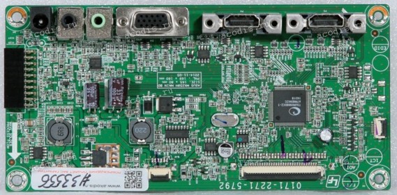 Mainboard Asus LMT 27,0" 1920x1080 MX279H MAIN BOARD RAKEN / 352706120150 (04020-00840500, 0171-2271-5792) Chips TSUMO98BDC2-1, AXS6LA, PCM1808BB