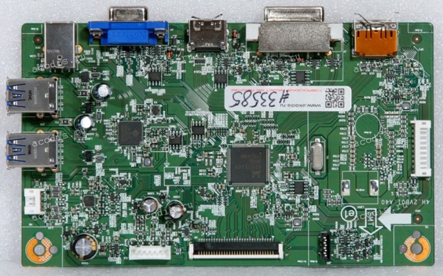 Mainboard Asus LMT 23,0" 1920x1080 BE239 MAIN BOARD (LGD) QISDA 5E.2WQ01.039 (04020-01960700, 4H.2VB01.A40) Chips RTD2536R, GL3523, APA2604C