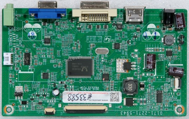 Mainboard Asus LMT 27,0" 1920x1080 VC279H MAIN BOARD_ES7.0 RAKEN 352706020150 VC239/279 (04020-01600300, 0171-2271-5943) Chips RTD2483AD, APA2603B, OB3363HP