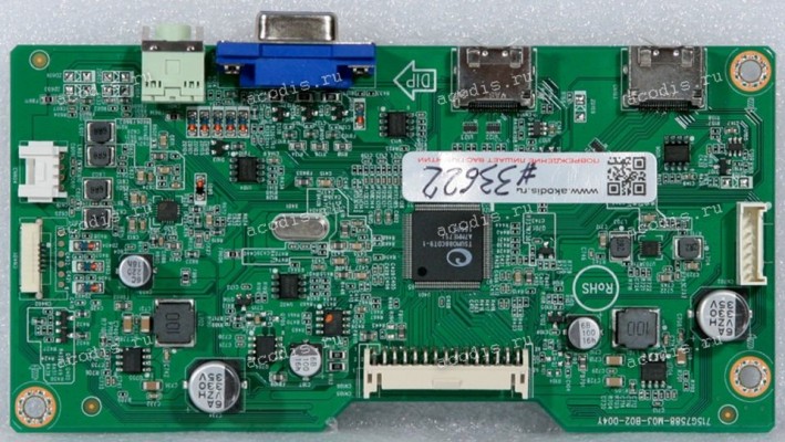 Mainboard Asus LMT 27,0" 1920x1080 VP278H MAIN BOARD TPV 756GQFCB0US003 (04020-01850000, 715G7588-M03-B02-004Y) Chips TSUMO88CDT9-1, APW7313