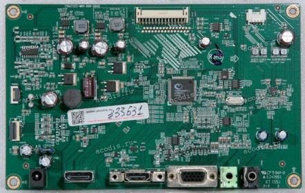 Mainboard Asus LMT 27,0" 1920x1080 VX279Q MAIN BOARD (L&T) TPV 756GQECB0U1012 (04020-00981000, CSPCEUVUSQ1, 715G7322-M01-000-004K) Chips TSUMP88CMT9-1, OZ9998MNG, APA2603A