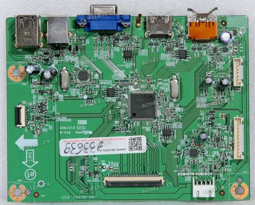 Mainboard Asus LMT 23,8" 1920x1080 VA24DQLB MAIN BOARD QISDA 5E.4L001.001 (04020-00331600, 4H.4L001.A00) Chips RTD2526R, GL850G, ALC122