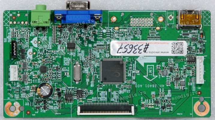 Mainboard Asus LMT 23,6" 1920x1080 VP247HA MAIN BOARD QISDA 5E.38401.001 (04020-02001300, 4H.38401.A00) Chips TSUMO88CDT9-1, APA2604C