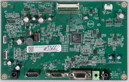 Mainboard Asus LMT 27,0" 1920x1080 VX279Q MB(L&T EPA 7.0) TPV 756GFECB0U1013 (04020-00981500, CBPCEUVUSU1, 715G7322-M01-002-004K) Chips TSUMP88CMT9-1, OZ9998MGN, APA2603A