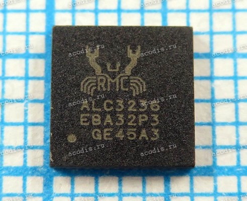 Микросхема RealTek ALC3236-CG, ALC3236-VB2-CG MQFN-48 AUDIO CODEC C.S (Asus p/n: 02043-00500000, 02043-00500100) NEW original
