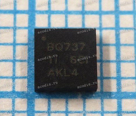 Микросхема Texas Instruments BQ24737, BQ24737RGRR, BQ24735RGRT, BQ737, 24737, 737 QFN-20 Battery SMBus Charge Controller Package