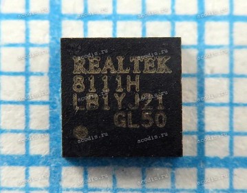 Микросхема RealTek RTL8111H, RTL8111HH-CG, RTL8111H-VB QFN-32 с разбора