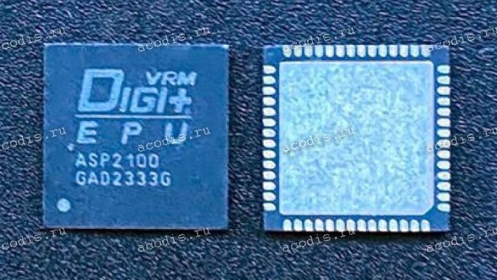 Микросхема Infineon DIGI+ ASP2100R, ASP2100RMNTXG QFN56 с разбора