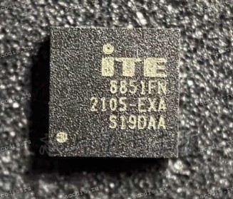 Микросхема ITE IT8851FN-EXA, IT8851FN-EXG, IT8851FN-EXS, IT8851FN-EXO, IT8851FN-EX0 QFN-28 с разбора