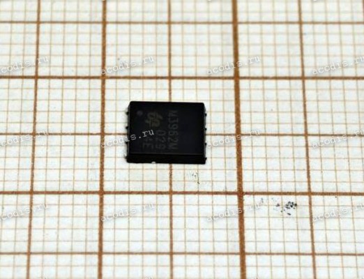 Транзистор UBIQ QM3962M6, M3962M QCI/BAM39620000 N-MOSFET 30V,128A,2W PRPAK (Asus p/n: 07005-01036200) NEW original Транзистор UBIQ QM3962M6, M3962M QCI/BAM39620000 N-MOSFET 30V,128A,2W PRPAK (Asus p/n: 07005-01036200) NEW original