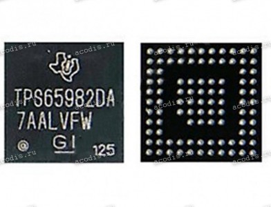 Микросхема Texas Instruments TPS65982DA, TPS65982DAZQZR BGA96 USB PD CONTROL (Asus p/n: 06050-00200200) NEW original Микросхема Texas Instruments TPS65982DA, TPS65982DAZQZR BGA96 USB PD CONTROL (Asus p/n: 06050-00200200) NEW original