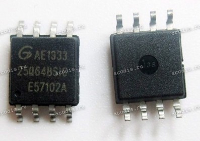 Микросхема GigaDevice GD25B64SIG, GD25B64ESIGR, 25B64ESIG, GD25B64 SOP8 FLASH с разбора