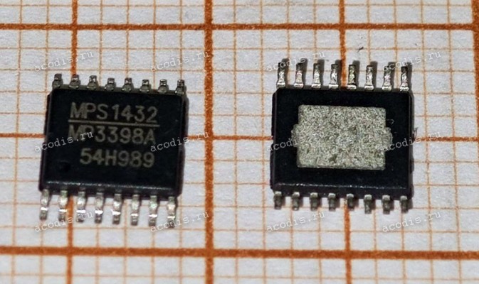 Микросхема MPS MP3398A, MP3398AGF-Z, MP3398D, MP3398DGF-Z TSSOP16-EP