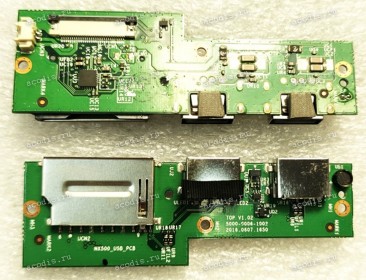 USB Board & card reader Depo VIP C1510 NX500L (NX500LSLDEP01), Hasee NX500L (NX500_USB_PCB, 5000-0607-1002) GL834L-LCB