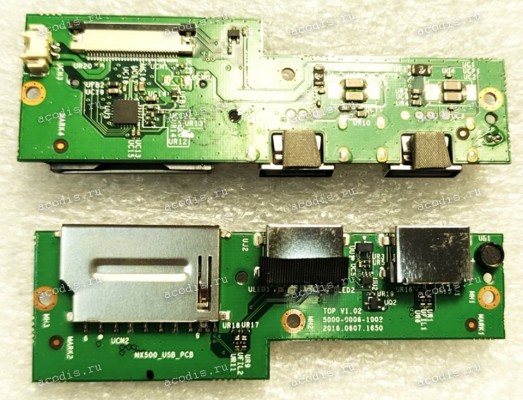 USB Board & card reader Depo VIP C1510 NX500L (NX500LSLDEP01), Hasee NX500L (NX500_USB_PCB, 5000-0607-1002) GL834L-LCB USB Board & card reader Depo VIP C1510 NX500L (NX500LSLDEP01), Hasee NX500L (NX500_USB_PCB, 5000-0607-1002) GL834L-LCB