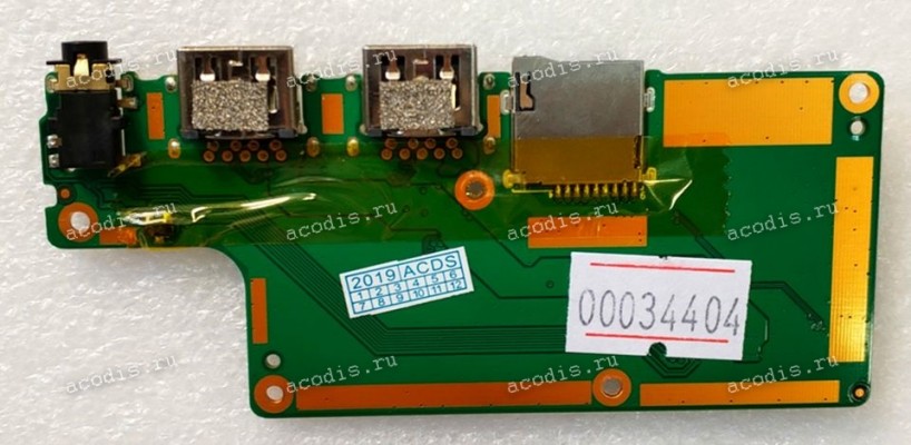 USB Board & audio connector, card reader Irbis 17NBC2000 (p/n: GM17C-DB-WIFI-MA-V01 E353925)