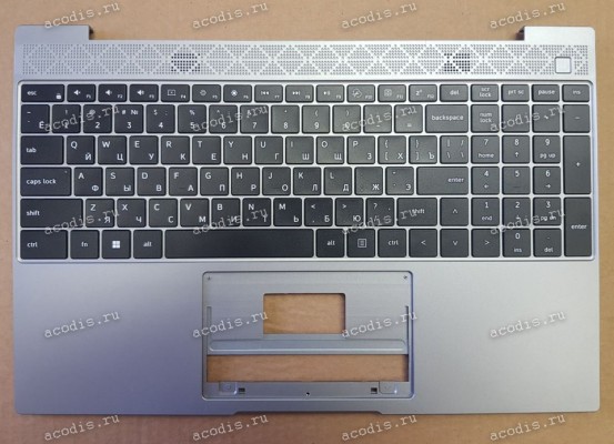 Keyboard Digma EVE 15 C423 DN15R3 + topcase без Тачпада_F0006-075_MB3501075 REV2 (Black/Silver/Matte/RUO)