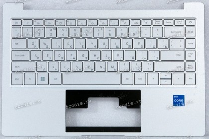 Palmrest Machenike MachCreator 14 Intel Gen 11 MC-14i511320HF60HSM00RU, MC-14i711390HF60HSM00RU, IP3 серебристый (DOK-6502D, NB-17 6502D, XN1-Y-G141, AMR11965-PCT1336U-6-FT9369-S-210416, ZENIA/CN1G-140M) с нерабочей клавиатурой