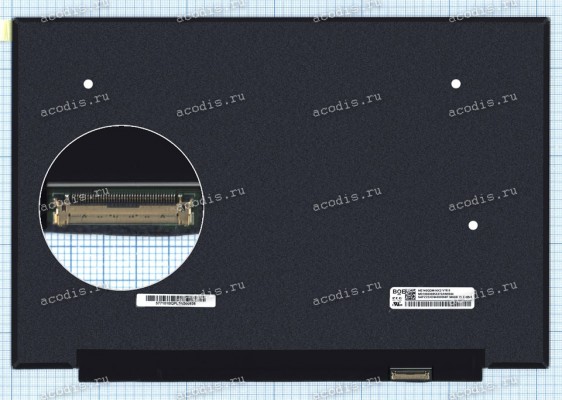 NE140QDM-NX2 (узкая 120Hz, 72%, шаг 0,4мм) 2560x1600 LED 40 пин slim new