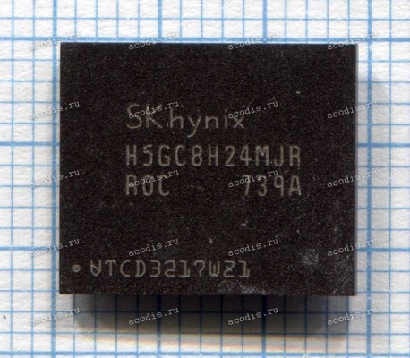 Микросхема SKHynix H5GC8H24MJR-R0C GDDR5 256M*32 7.0 1.5V BGA170 (Asus p/n: 03008-00051100) NEW original