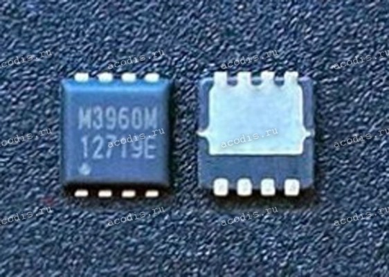 Транзистор UBIQ QM3960M3, M3960M (30V, 28A, 1.67W) PRPAK QCI BAM39600000 N-MOSFET (Asus p/n: 07005-01036300) NEW original