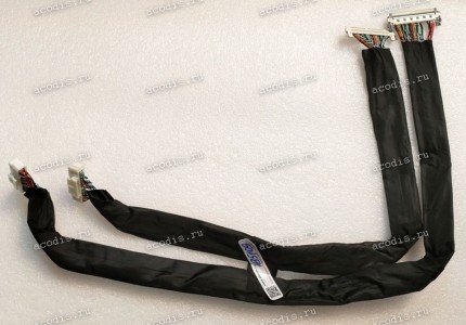 LCD LVDS шлейф мониторный 2(два) кабеля 40 pin, шаг 0.8 mm, длина 590 mm + 30 pin, шаг 1.0 mm, длина 390 mm Asus PB277Q LVDS CABLE TPV 395GLM4040X5120000 (14011-01610000) NEW original LCD LVDS шлейф мониторный 2(два) кабеля 40 pin, шаг 0.8 mm, длина 590 mm + 30 pin, шаг 1.0 mm, длина 390 mm Asus PB277Q LVDS CABLE TPV 395GLM4040X5120000 (14011-01610000) NEW original