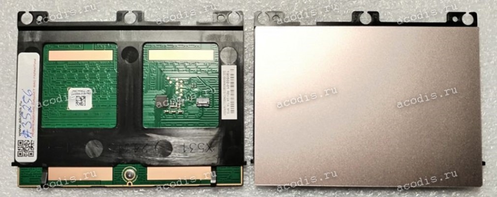 TouchPad Module Asus X531FA-2S (p/n: 90NB0LL1-R90010, 04060-01660000, 190502-01 REV:2A 1A M13) with holder with silver cover