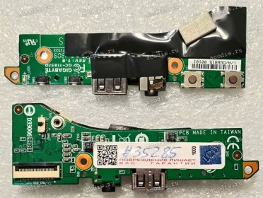 USB & Audio & VGA & botton board GigaByte S1185 (5C1185DC0R-00-10A, D33006) GigaByte GC-1185IO REV: 1.0