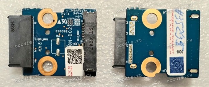 CD-ROM interface board Clevo W650SH, W670SRQ, DEXP Atlas H151, H155, H167, DNS 0801186, 0802116, 0808055, W650, W650SH, W670SF, W670SR, GigaByte Q2556N, iRU W655SF, RoverBook Nautilus G02, Terra Mobile 1749 - Type 2 (2ZR12-00503-C40S, 6-71-W670N-D02, 6-71