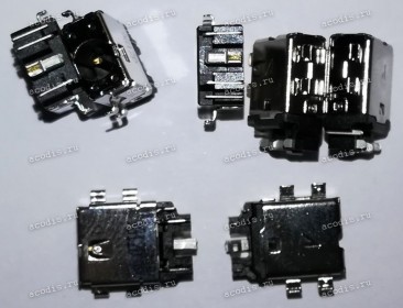 DC Jack= Asus S330FA, S330FL, S330FN, S330UA, S330UN, X330FA, X330FD, X330FL, X330FN, X330UA, X330UN (9G12D, Asus p/n: 12033-00051600) NEW original DC POWER JACK 4P 0.7CH SUNK ACES 58920-00702-Z02