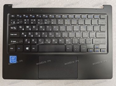 Keyboard Digma EVE 11 C422 ES1068EW + topcase 245-5-01 (Black/Matte/RUO)