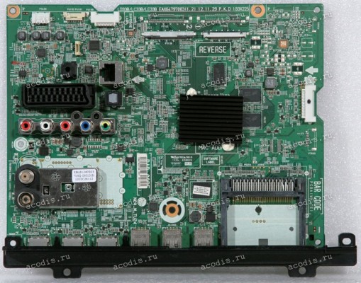 Mainboard LG 39LA620 (EBR76823186, D33B / LC33B / LE33B EAX64797003 (1.2) 183X225, EBL61240503 TDSQ-G601D(B))