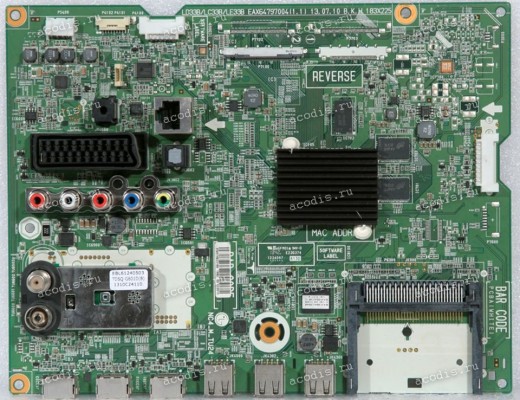 Mainboard LG 42LN613V (EBR76823196, LD33B / LC33B / LE33B LEAX64797004 (1.1), SAA36403548, SAA36403810, EBL61240503 TDSQ-G601D(B))