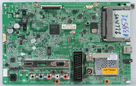 Mainboard LG 24MT47V-W (AGF77883001, MT57/LD51A EAX66166703(1.0), EBL61560001 TDJM-G301D, 50PRAM0M-0006, GJ502401M7) Chip LG XD ENGINE LGE2136