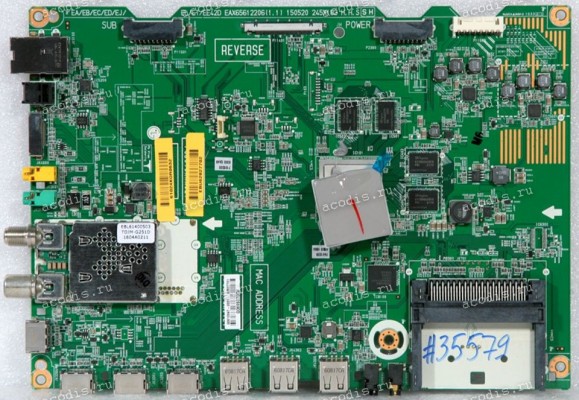 Mainboard LG 55EC930V (EBU62827702, EBU62827701, EA/EB/EC/ED/EJ/EL/ET/EE42D EAX65612206 (1.1), EBL61400503 TDJM-G251D, 68V10947-001, GO69S070CV)