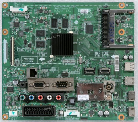 Mainboard LG 50PM670S (EBR75200001, PD/PU/PB/PK/PA22A/B/C EAX64349207(1.4), EBL61080101 TDSQ-G001D, SAA36183402, SAA36240601)