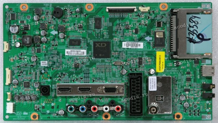 Mainboard LG M2232D, M2732D (AGF76482913, M52 / LD02M EAX64559005(1.0), M52 / M32 EAX64559006(1.0), EBL61080001 TDSN-G301D, 6288501 3.00 9612, 6288604 3.11 E197, 29PRAM0A000E, 20PRAM050006, 6288605 3.11 9467, 6288501 3.00 9612) Chip LD XD ENGINE LGE2111A-