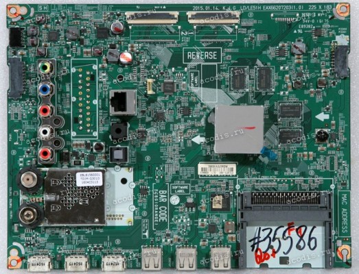 Mainboard LG 42LF650V, 42LF652V, 50LF650V, 50LF653V , 55LF650V, 55LF653V (EBU62988410, LD/LE51H EAX66207203(1.0), EBL61560001 TDJM-G301D, 502L00D9-0001, 502L0072-0001)