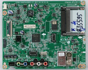 Mainboard LG 49LJ510V, 49LJ515V (EBU64424111, LD76H EAX67041506(1.2), EBL61840901 TDJA-G501D, 792L00DM-0001) Chip LG XD ENGINE LGE6351