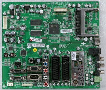 Mainboard LG 32LG3000-ZA (EBR41736703, LG5000-3000 LD84A-84D EAX56818401(0), EBL42167001 TDPV-G135D, 97EBR0303962, SAA31713247) Chips LG XD ENGINE LGE7363C-LF, Hynix HY5DU561622FTP-4 *2