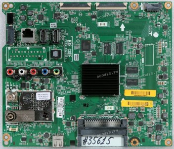 Mainboard LG 49UF680V-ZA.ARUYLDU (EBU63422813, L#59L(A/B/C/D/E/J/L/T) EAX66427005(1.0), 7010 T24 V107, 6OV02700-0001, EBL61560001 TDJM-G301D, 8021205 0321, 80400729 0425) Chips Toshiba THGBMBG5D1KBA1L, Samsung K4B4G1646D-BCMA *4
