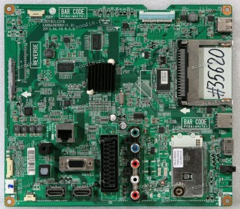 Mainboard LG 42LM615T (EBR75226869, EBR75084305, LD21B/LC21B EAX64317404(1.0) G4_L_TU123, LD21B/LC21B EAX64909901(1.0), EBL61080001 TDSN-G301D, SAA35916768, SAA35943321, SAA35916765, SAA35948824, SAA35916762, SAA35948821) Chips Samsung K4B1G1646G-BCK0 *2,
