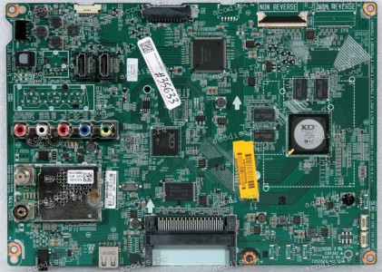 Mainboard LG 43UF67* (EBT63494346, LA54H/54J & LC54H & LD54H/54J & LT54H EAX66054604(1.0), EBL61560001 TDJM-G301D, 81V0902B-0001) Chips LG XD ENGINE LGE2136, LHE7411, SKhynix H27U1G8F2CTR-BC, Samsung K4B1G1646G-BCMA *4, Panasonic MN864788, NTP7515D